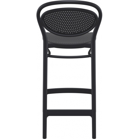 Marcel 65 black plastic bar chair Siesta
