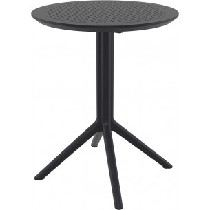 Sky 60 black garden folding table Siesta