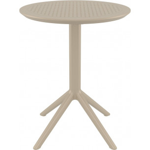 Sky 60 beige garden folding table Siesta