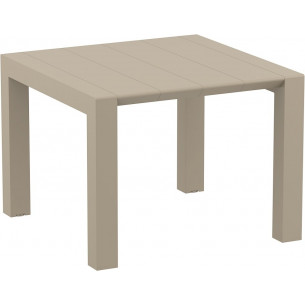 Vegas 100x100 beige garden extending table Siesta