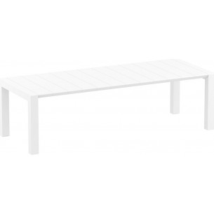 Vegas 260x100 white garden extending table Siesta