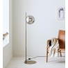 Dione smoked glass ball floor lamp Markslojd