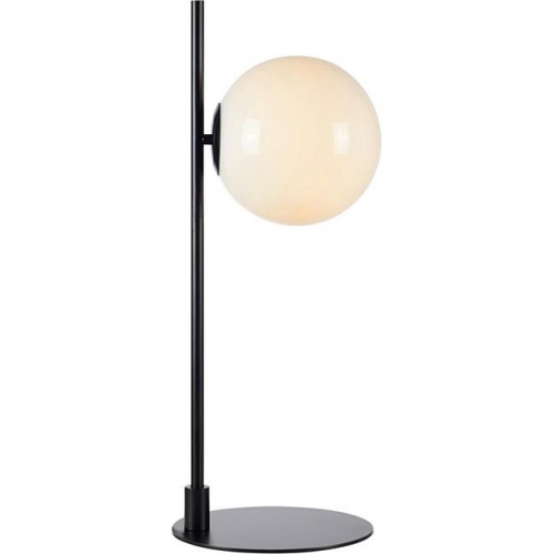 Dione white glass ball table lamp...
