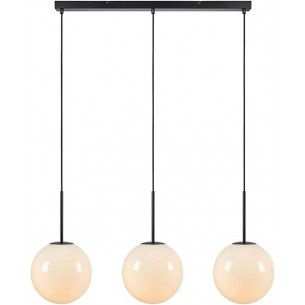 Dione III white glass balls pendant lamp Markslojd