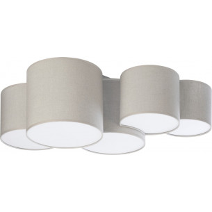 Mona Nature V brown ceiling lamp with shades TK Lighting