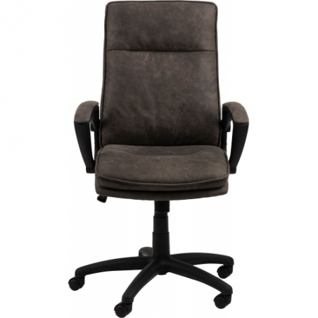 Brad anthracite quilted office armchair Actona