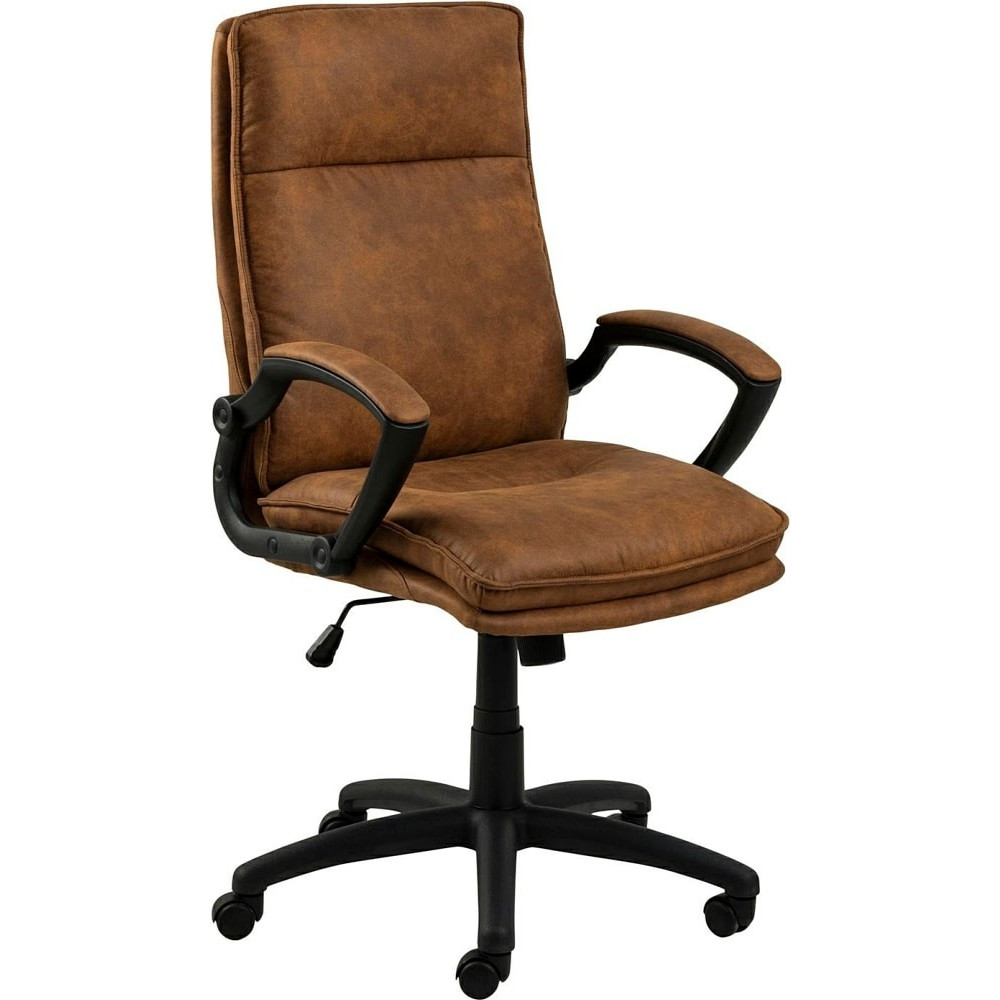 Brad leather online armchair