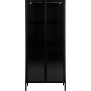 Newcastle 180 black shelving unit Actona