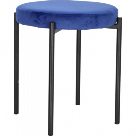 Madona VIC blue velvet stool Intesi