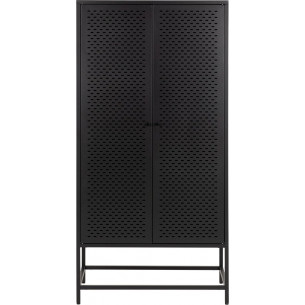 Newcastle 160 black shelving unit Actona