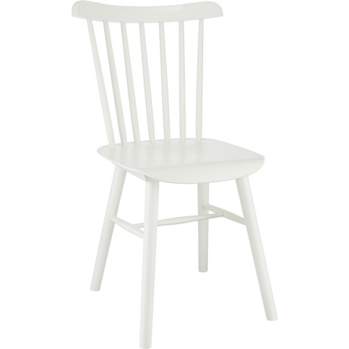 Stick white wooden chair Moos Home