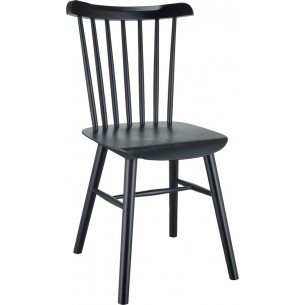 Stick black wooden chair Moos Home