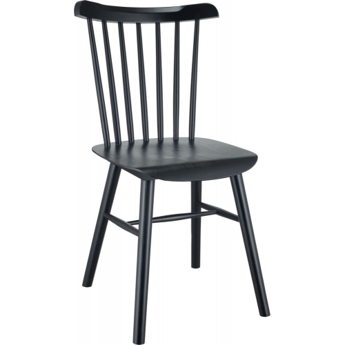 Stick black wooden chair Moos Home