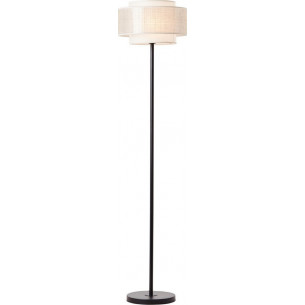 Odar beige&black floor lamp with shade Brilliant