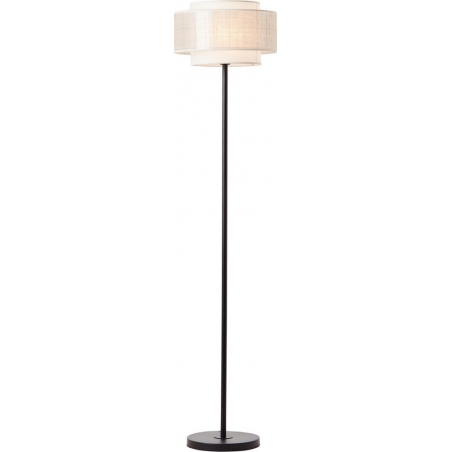 Odar beige&amp;black floor lamp with shade Brilliant