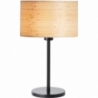 Romm light wood&amp;black table lamp with shade Brilliant