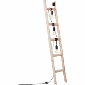 Ladder wooden floor lamp Brilliant
