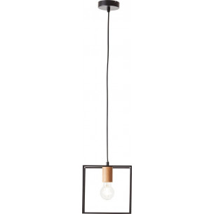 Arica 20 black squaree wire pendant lamp Brilliant