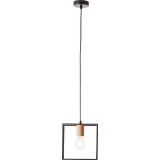 Arica 20 black squaree wire pendant lamp Brilliant