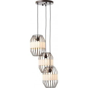 Slope 43 black wire pendant lamp Brilliant