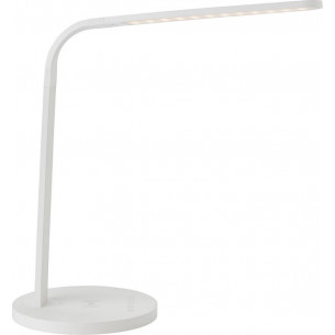 Idelle white minimalist desk lamp Brilliant