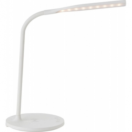 Joni white minimalist desk lamp Brilliant