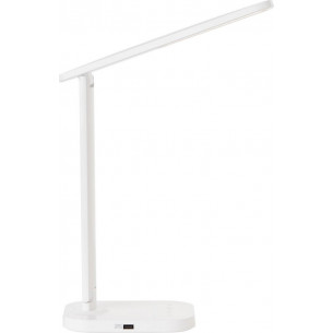 Vicari white modern desk lamp Brilliant