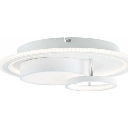 Sigune 40 white modern round ceiling lamp Brilliant