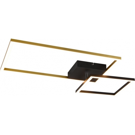 Padella LED 64 black&amp;gold modern ceiling light Reality