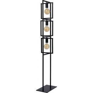 Luuk black loft floor lamp Lucide