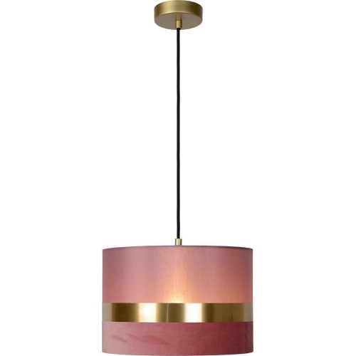 Extravaganza 30 pink&amp;gold pendant lamp Lucide