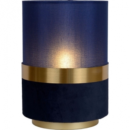 Extravaganza Tusse blue&amp;gold glamour table lamp Lucide