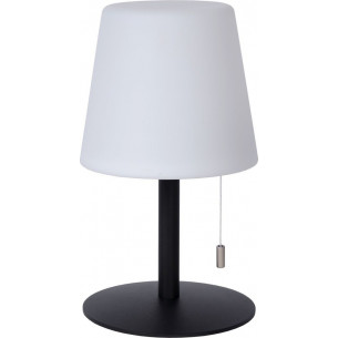 Rio white&amp;black table lamp with shade Lucide