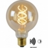 Bulb Led E27 4W 9,5 cm decorative dimmable bulb Lucide