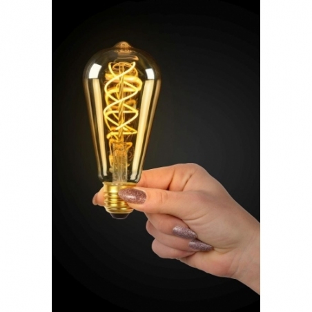 Bulb Led E27 4W 6,4 cm decorative dimmable bulb Lucide