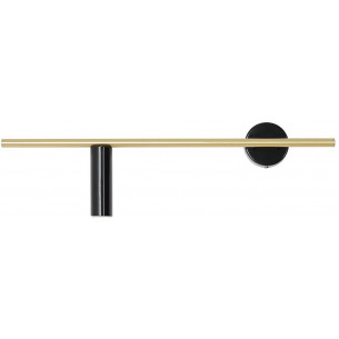 Trevo 60 black&amp;brass linear wall lamp Aldex