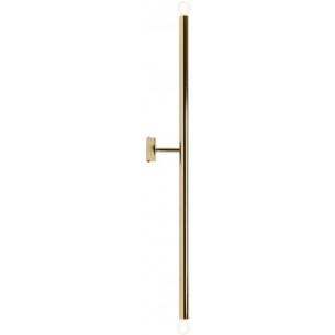 Tubo L gold designer tube wall lamp Aldex