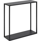 Geelong 60x60 black square wall shelf Actona