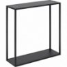 Geelong 60x60 black square wall shelf Actona