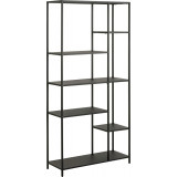 Newcastle AX low black industrial shelf Actona