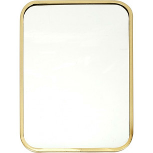 Clay gold square glamour mirror Intesi