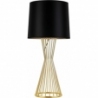 Lampa stołowa designerska Filo czarno-złota Step Into Design