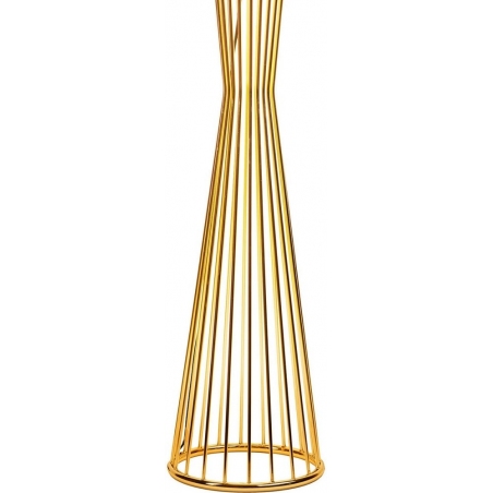 Stylowa Lampa podłogowa designerska Filo 145 czarno-złota Step Into Design do salonu i sypialni
