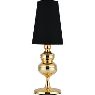 Lampa stołowa designerska Queen 18 czarno-złota Step Into Design