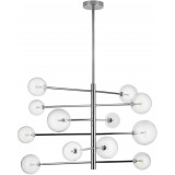 Lampa sufitowa szklane kule Solei 75 przezroczysty/chrom Step Into Design