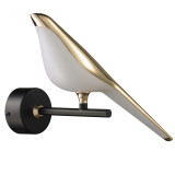Kinkiet designerski Tit czarno-złoty Step Into Design
