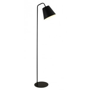 Stylowa Lampa podłogowa designerska Zen czarna Step Into Design do salonu i sypialni