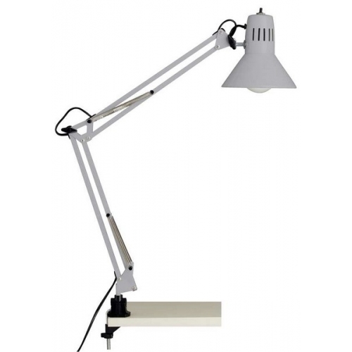 Hobby grey screw-on desk lamp Brilliant
