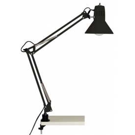 Stylowa Lampa biurkowa przykręcana Hobby Czarna Brilliant na biurko od BlowUpDesign.pl