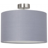 Clarie 40 grey round ceiling lamp Brilliant